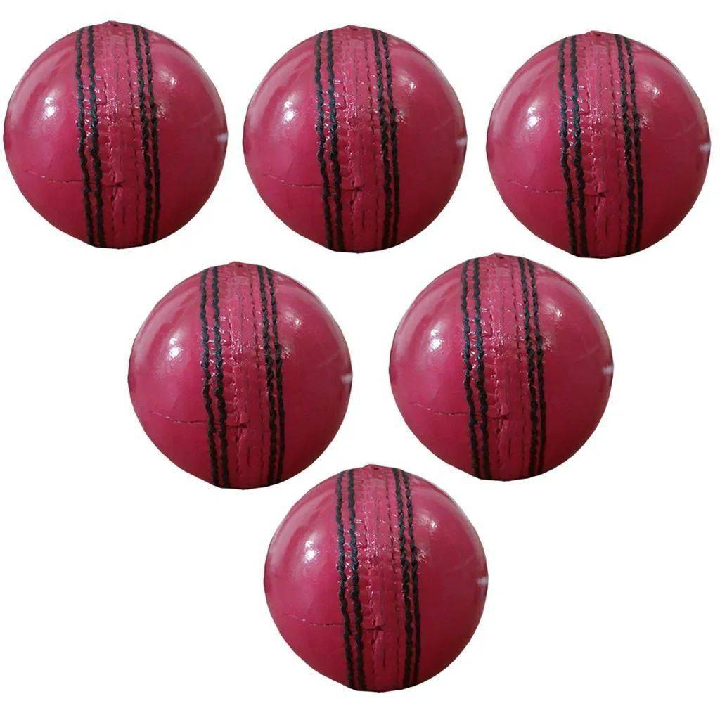 Thrax Test Cricket Ball Pink 6 Ball Set