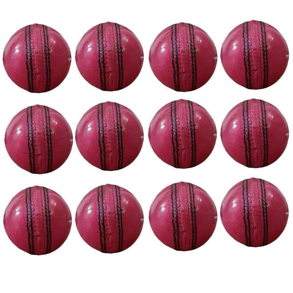 Thrax Test Cricket Ball Pink 12 Ball Set