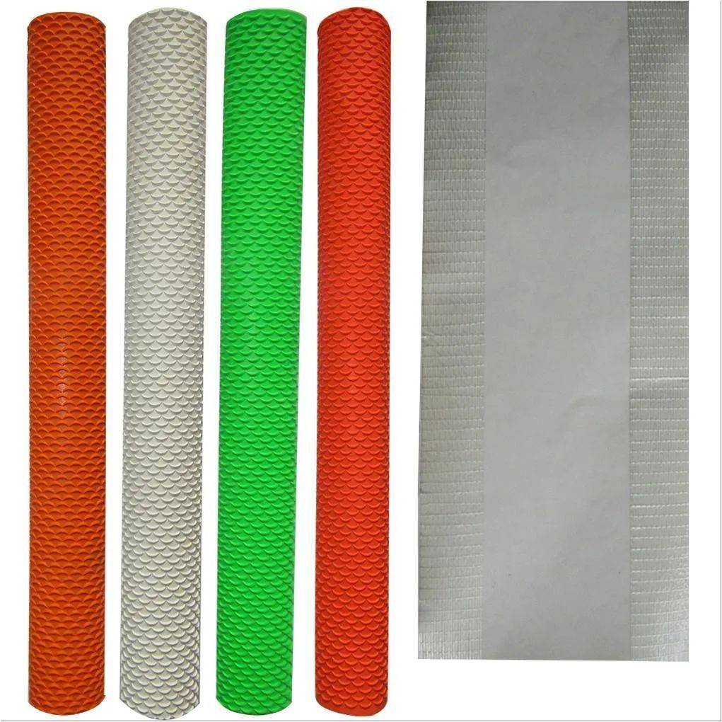 Set of 4 THRAX Cricket Bat Grip and 1 Anti Stuff Sheet Assorted Color