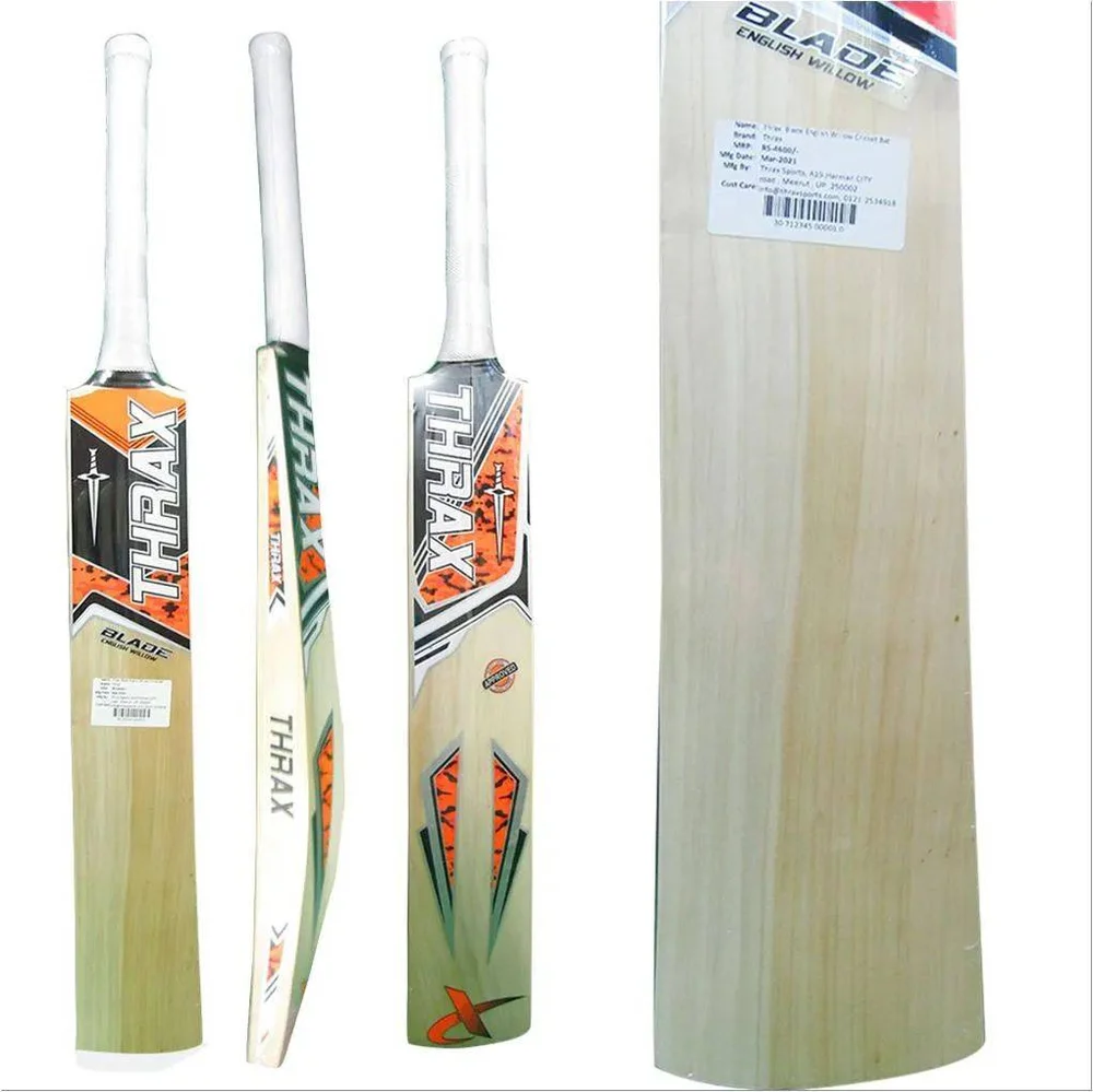 Thrax Blade English Willow Cricket Bat (Size-6 Short Handle)