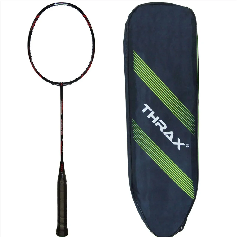 Thrax Air Strike 979 Lite 79 Gms weight 30 Lbs Tension Unstrung Badminton Racket (Free Thrax Grip of Rs 140/-)