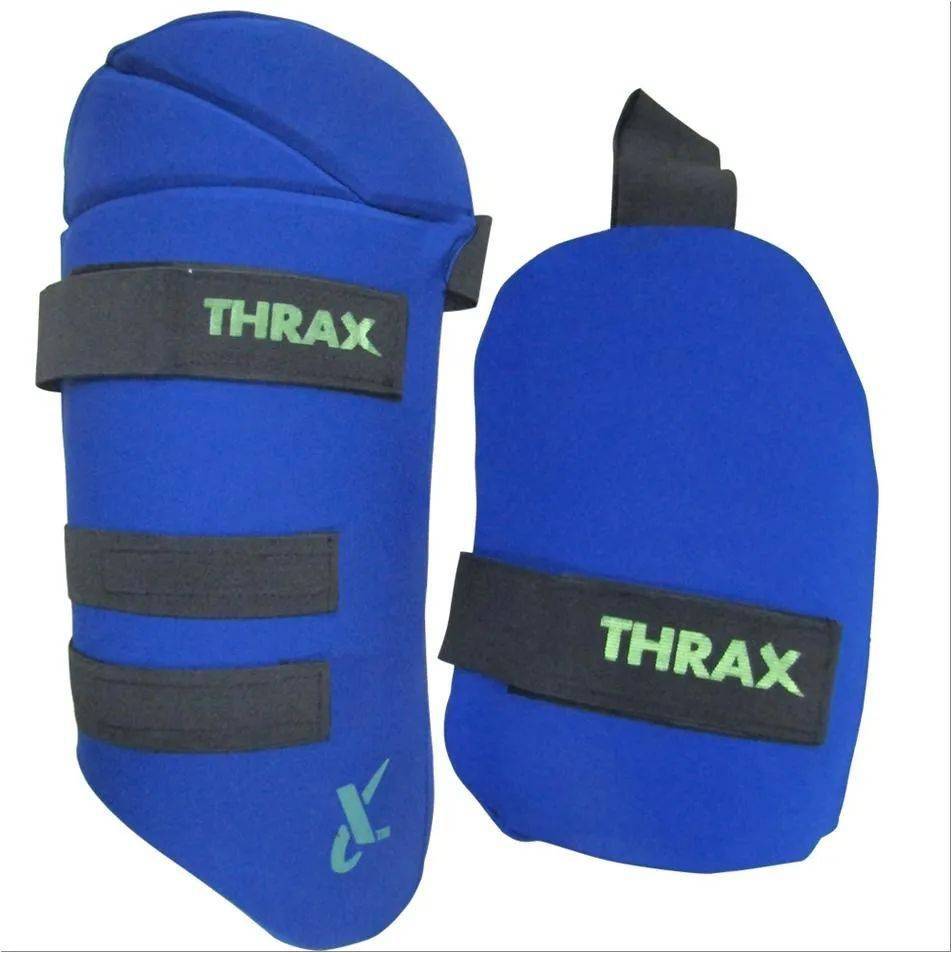 Thrax Blaster Cricket Thigh Guard Blue Right Hand Side