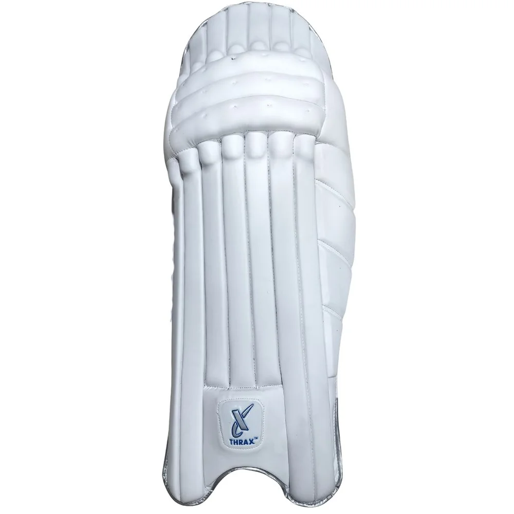 Thrax Armourx Cricket Batting Pads White Blue (Mens Right Hand Side)