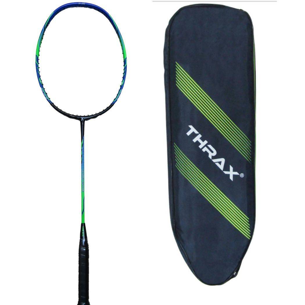 Thrax G Force Explode 84 Gms weight 38 Lbs Tension Unstrung Badminton Racket