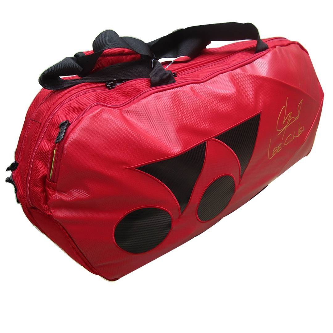 YONEX SSS-3D-Q014-2231W-S Badminton Kit Bag - (Scarlet Smile - Black)