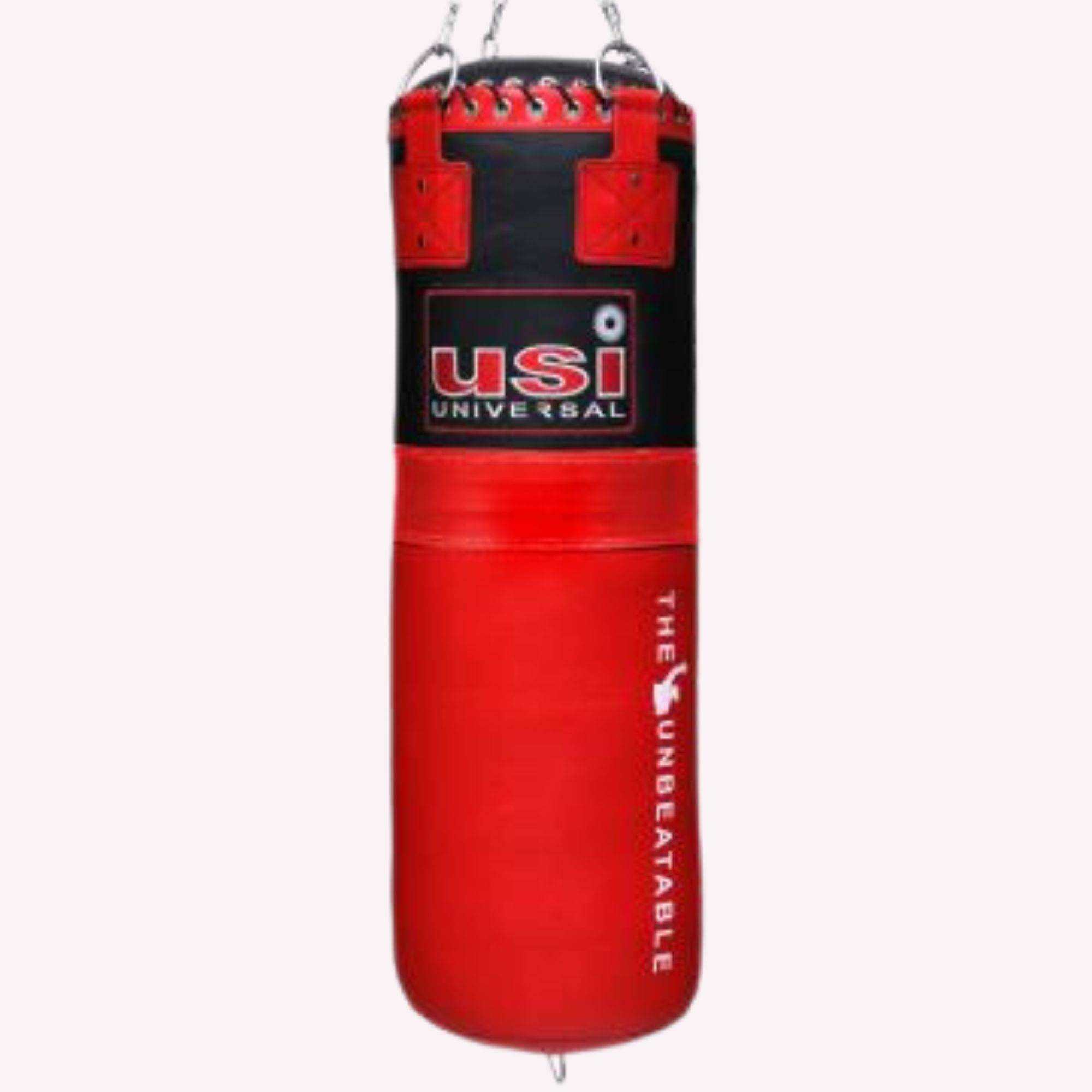USI Super Heavy Immortal Leather Boxing Punch Bag Filled