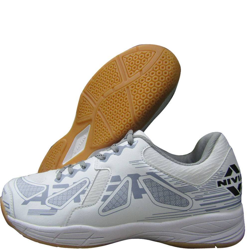 Nivia Appeal 3.0 Badminton Shoes White Gray