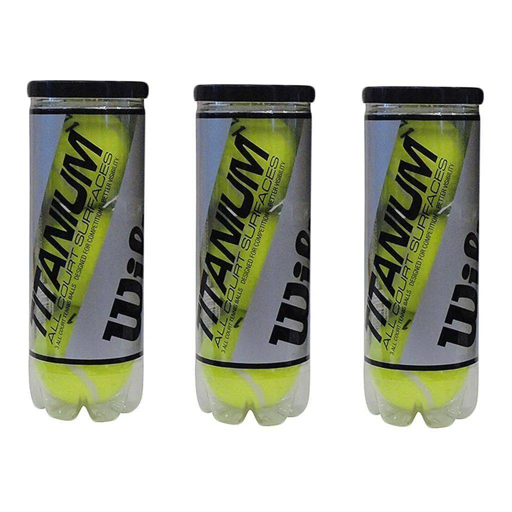 Wilson Titanium Tennis Ball 3 Cans