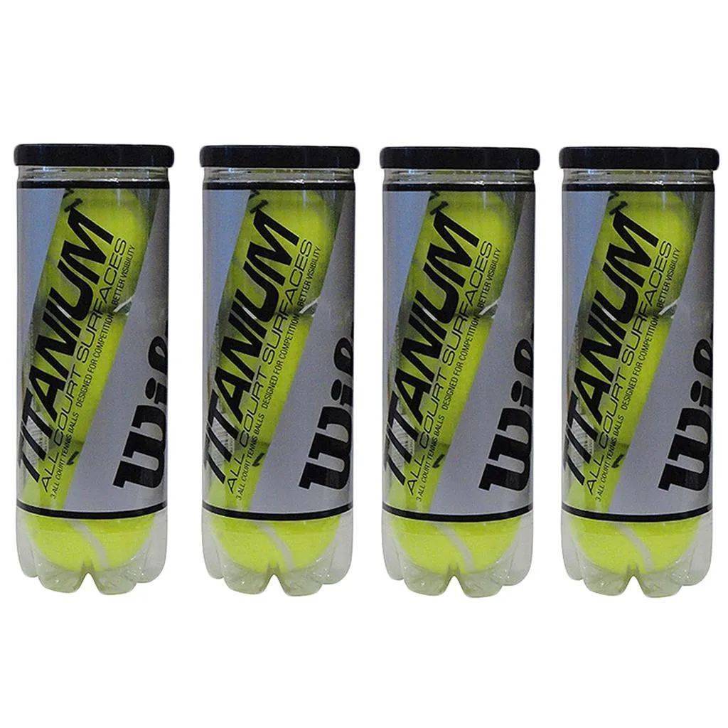 Wilson Titanium Tennis Ball 4 Cans