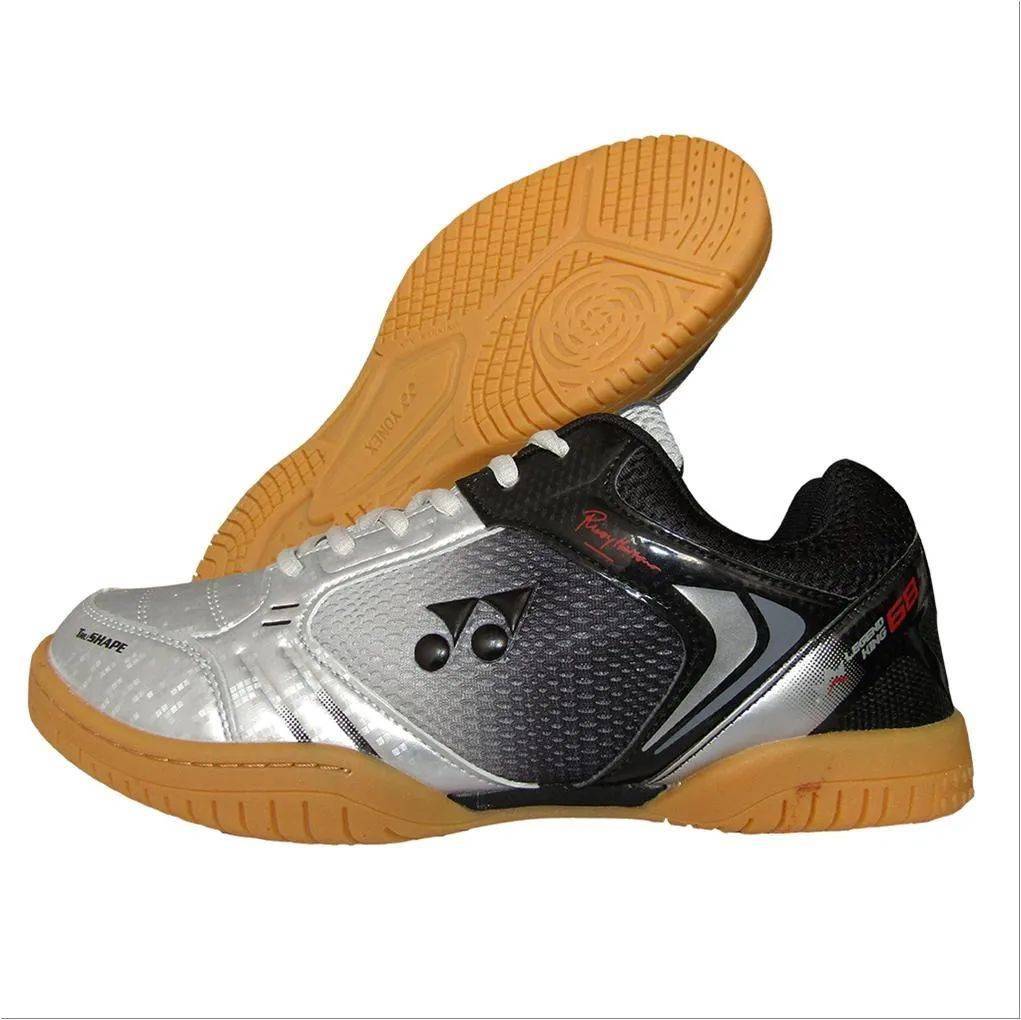 Yonex Legend King 68 Badminton Shoes Silver Black