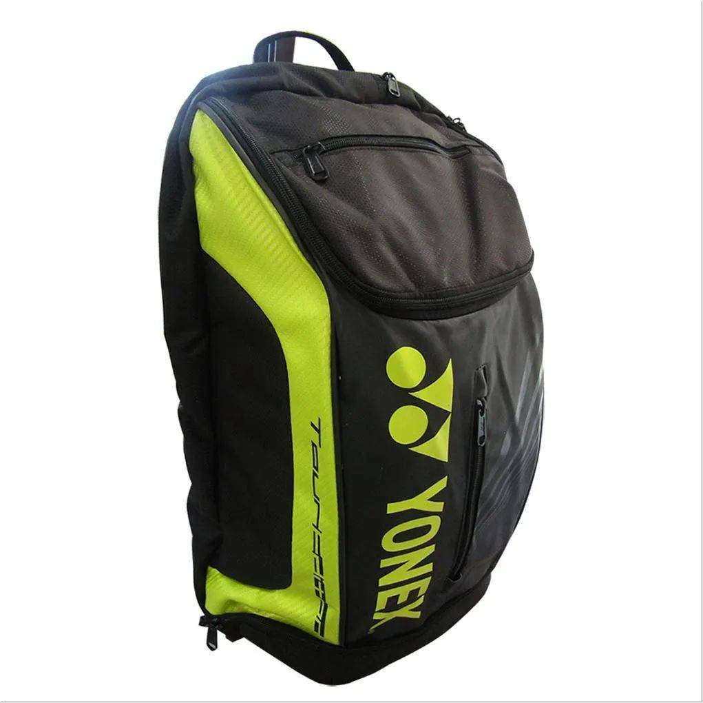Yonex SUNR 9612 MS SR Badminton Back Pack Black and Lime