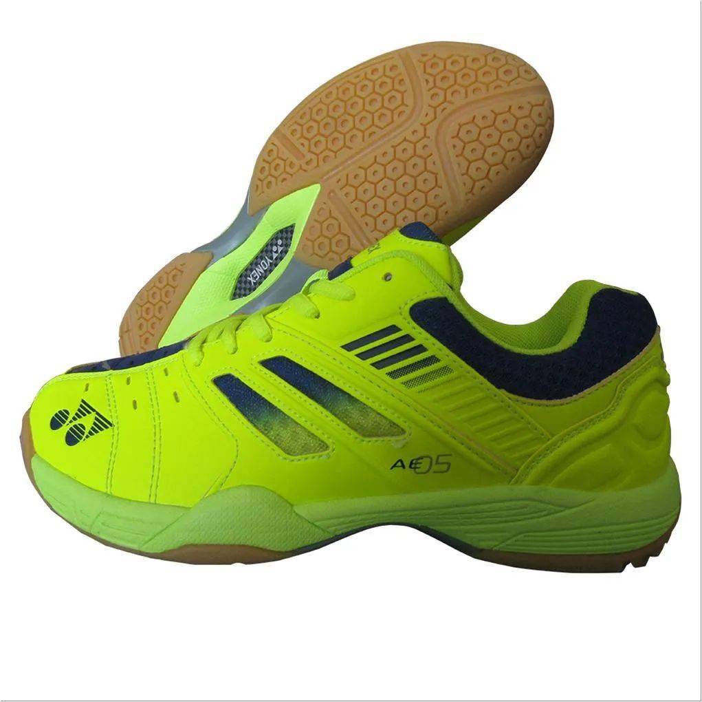 Yonex All England 05 Badminton Shoes Lime and Navy