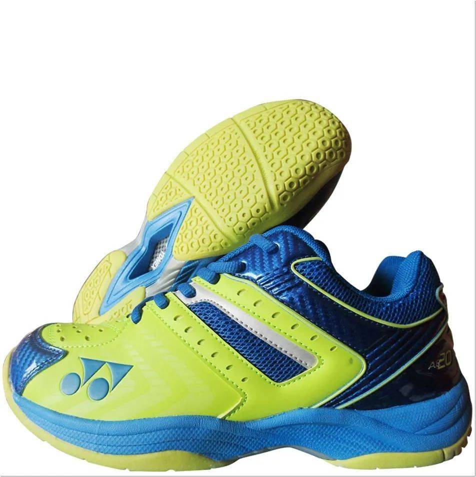 Yonex All England 20 Badminton Shoes Neon Lime Purple Blue