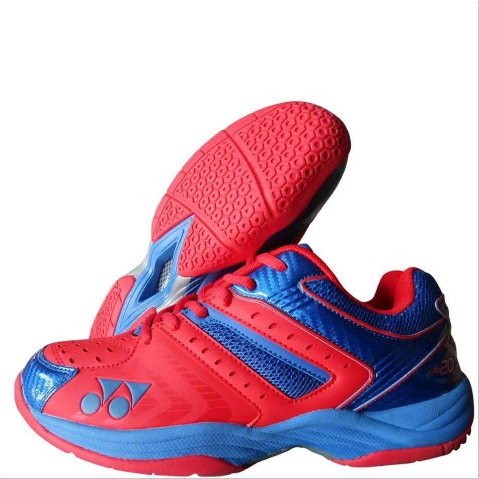 Yonex All England 20 Badminton Shoes Neon Coral Clemetis Blue