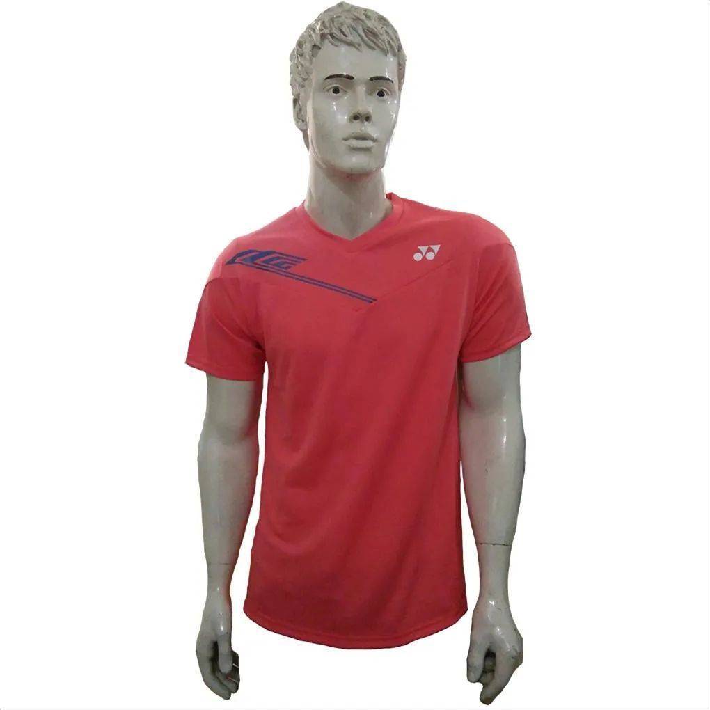 YONEX RM S092 10002 LCW16 SR Badminton T Shirt Hot Coral Round Neck Size Medium