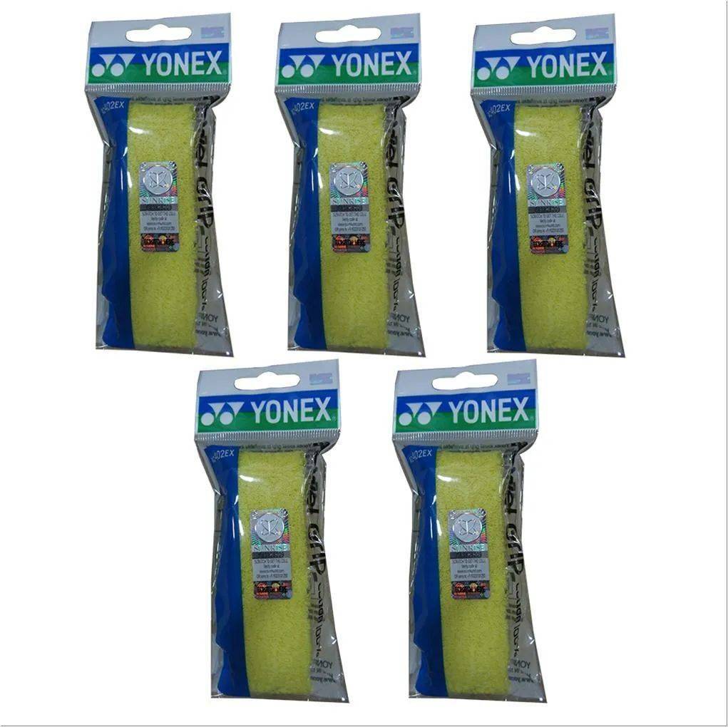 Set of 5 Yonex AC 402 EX Towel Badminton Grip