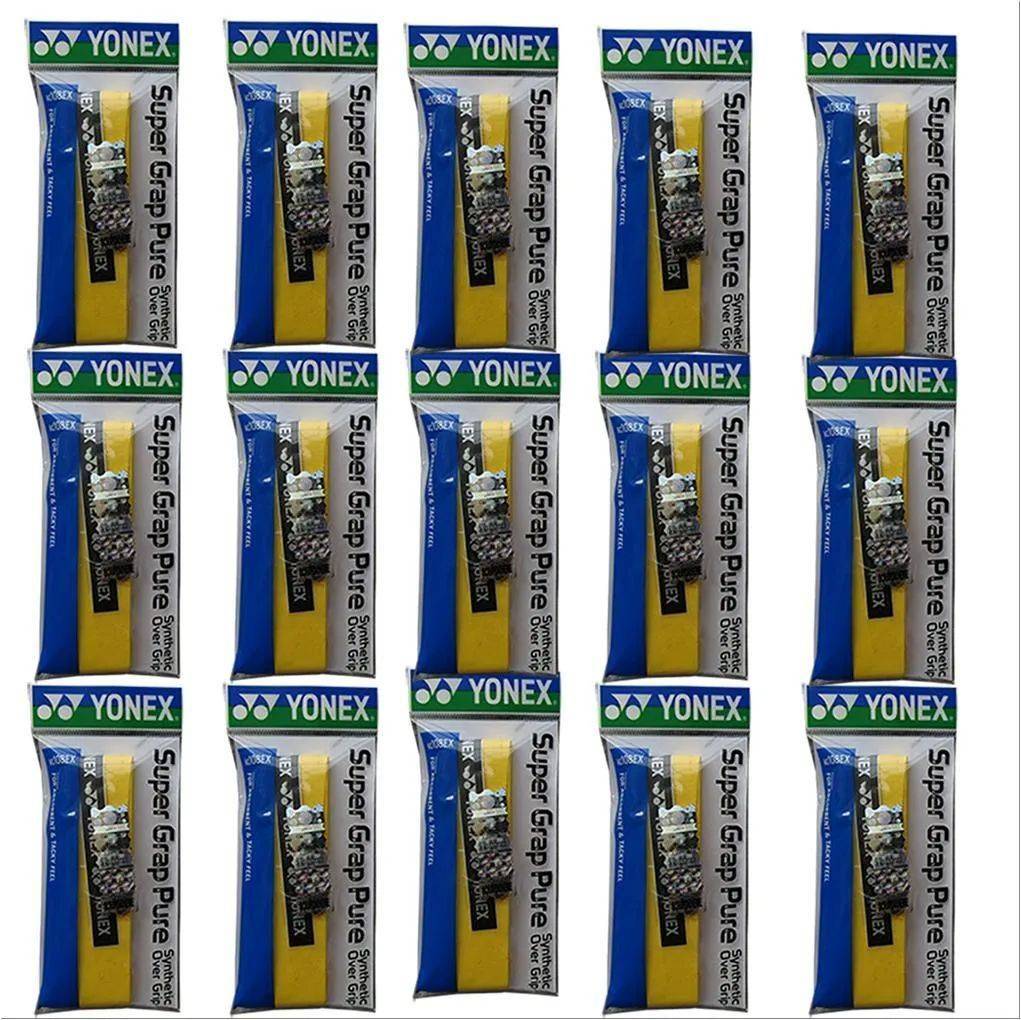 Set of 15 Yonex AC108EX Super Grap Pure Badminton Grip