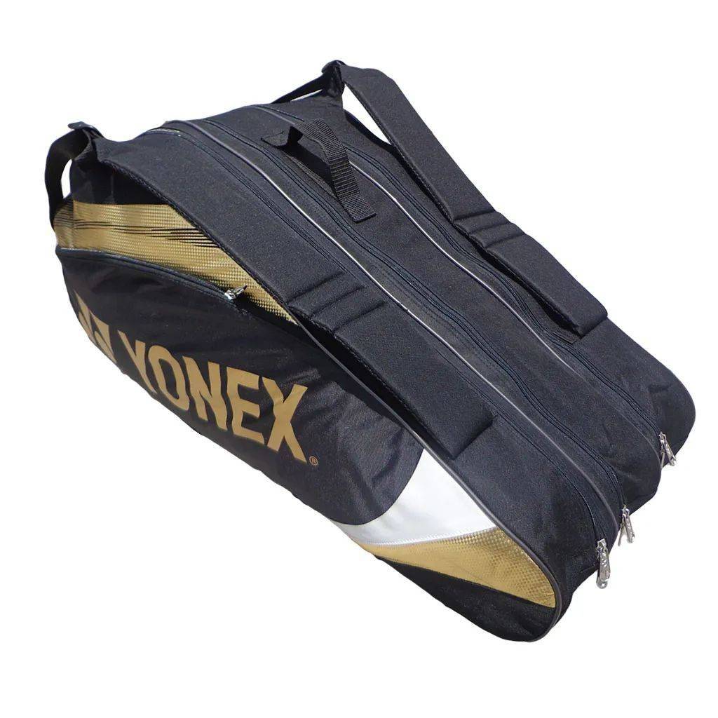 Yonex  SUNR 7329TG BT9 Black and Golden Badminton Kit Bag