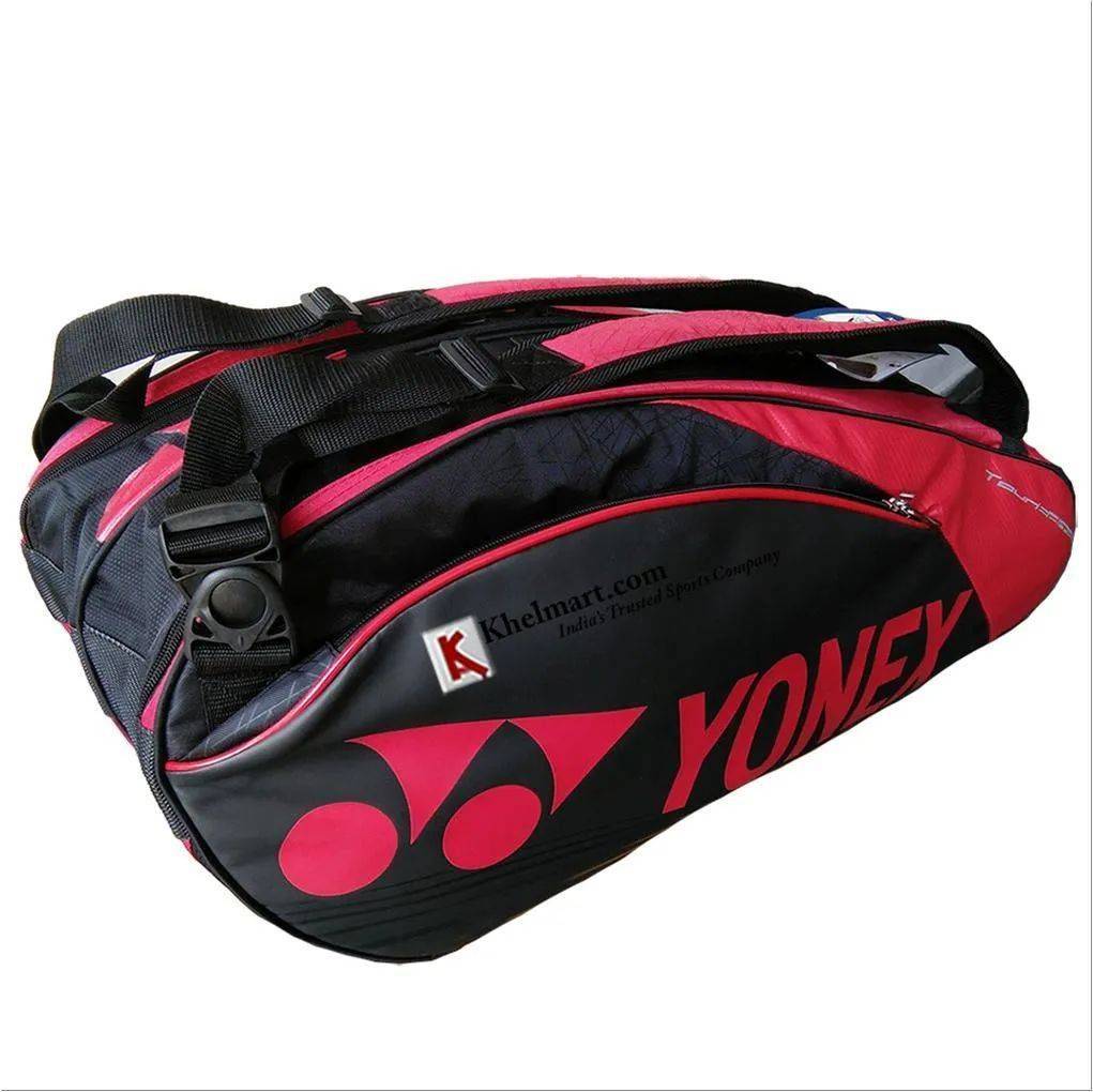 YONEX SUNR 9626 MS BT6 SR Badminton Kit Bag Black and Red