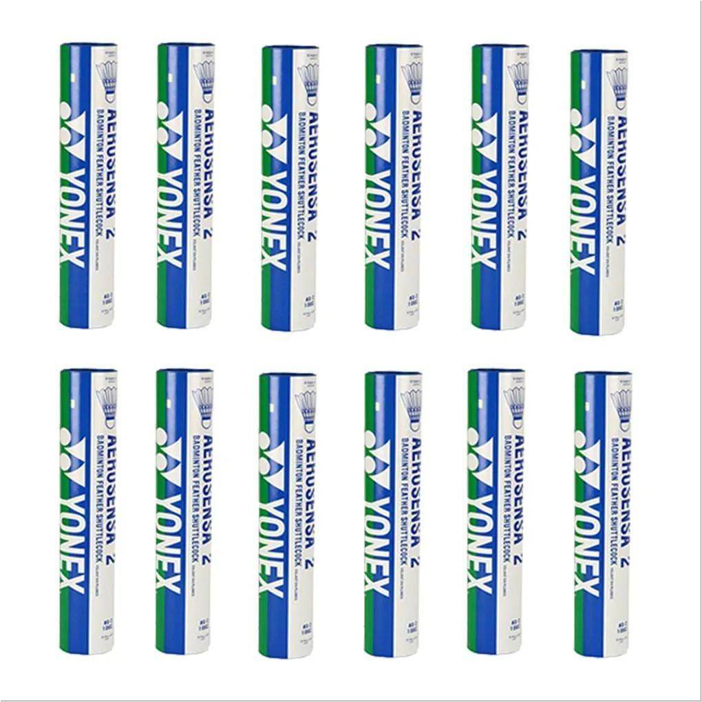 YONEX AS 2 Badminton Feather Shuttlecock 12 Boxes