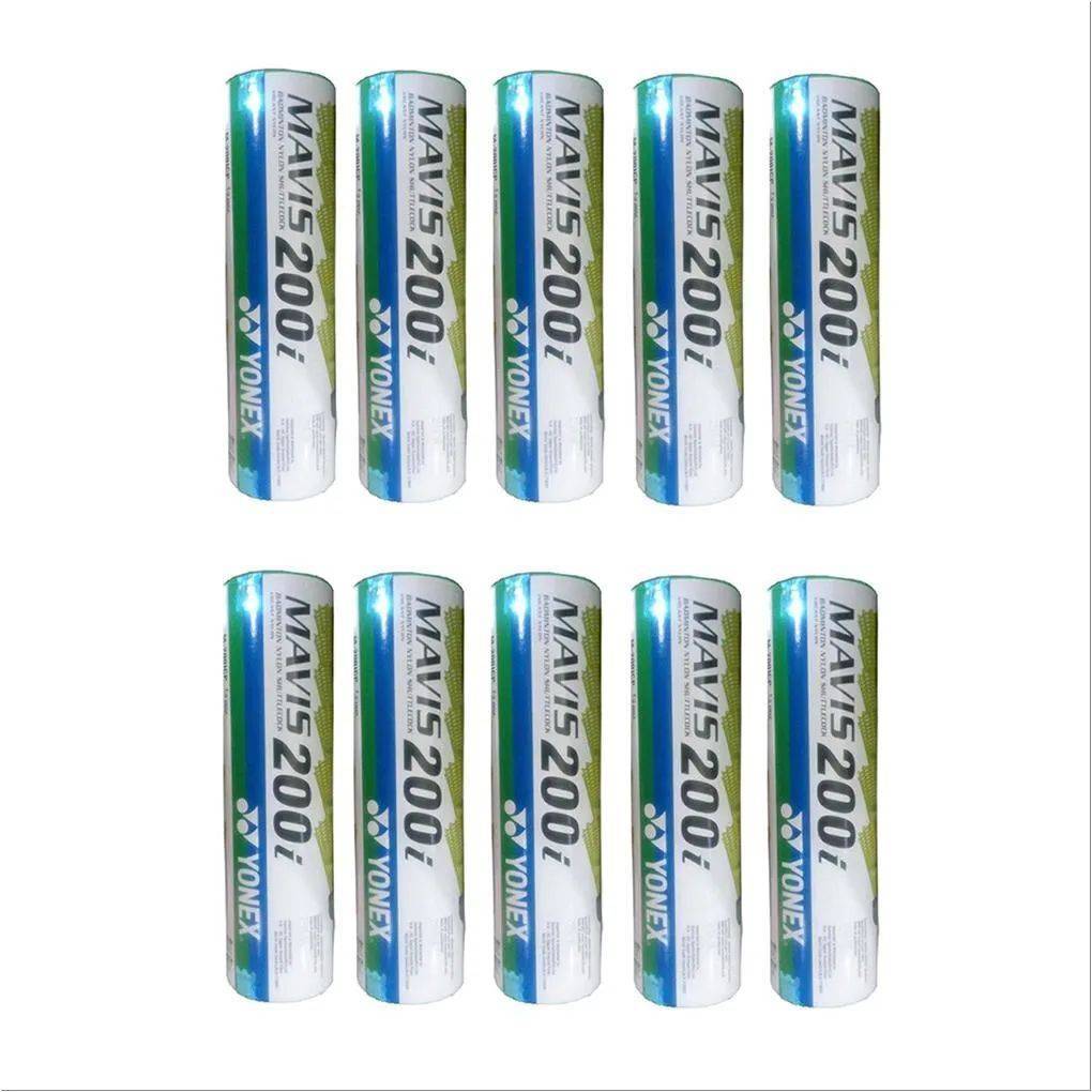 YONEX Mavis 200 i Nylon Shuttlecock 10 Boxes