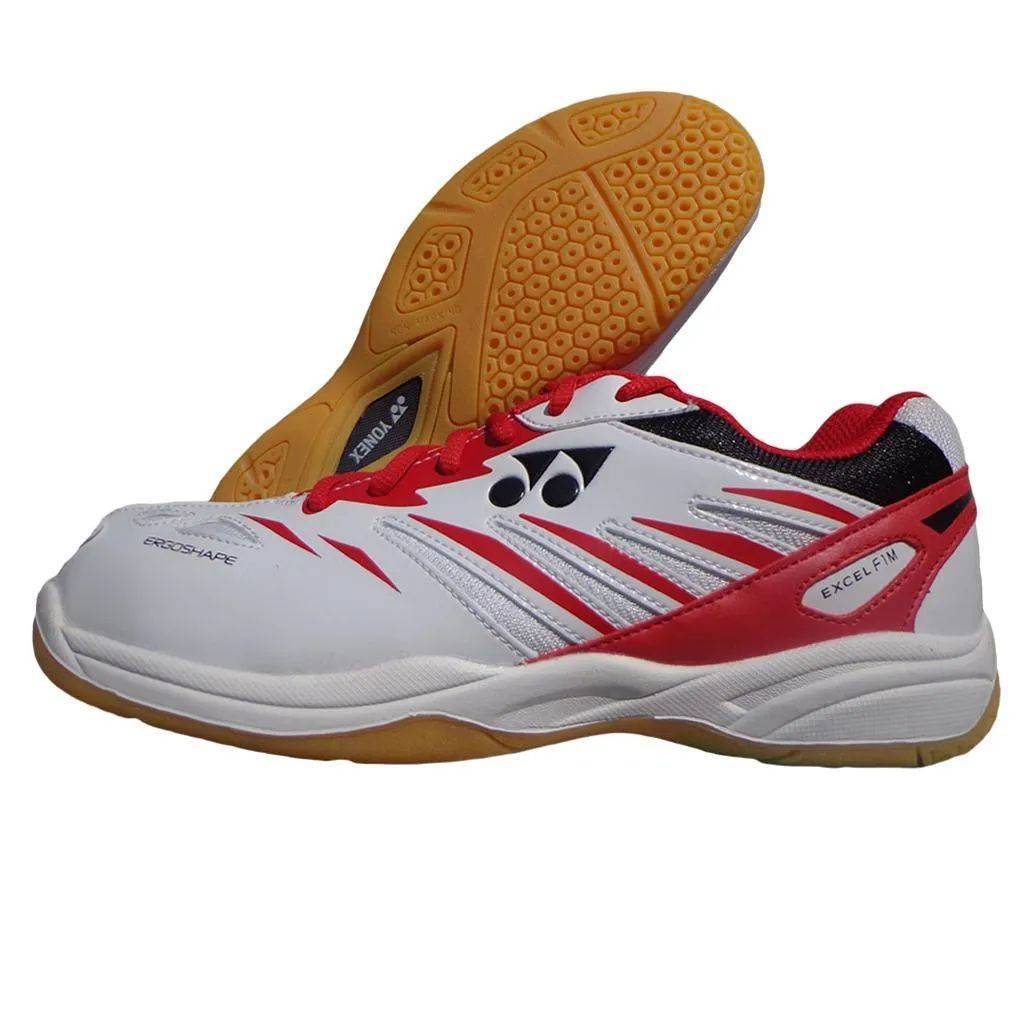 Yonex Excel FIM Badminton Shoes White and Red