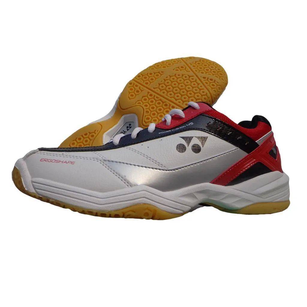 Yonex SHB 45 EX Badminton Shoes White and Red