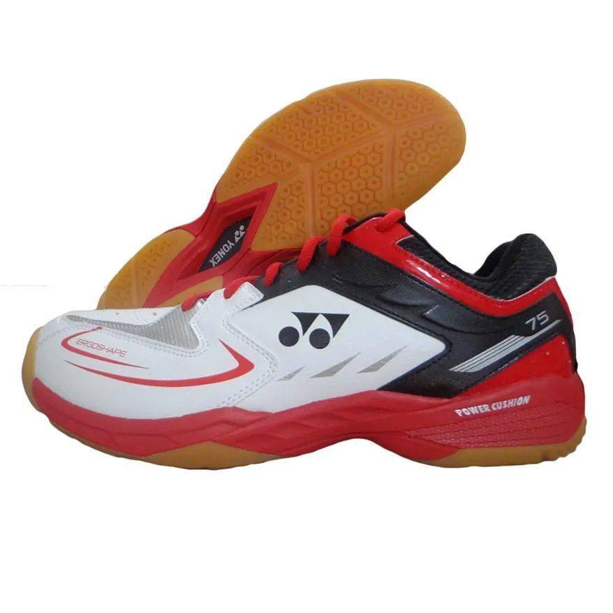 Yonex SHB 75 EX Badminton Shoes White and Red