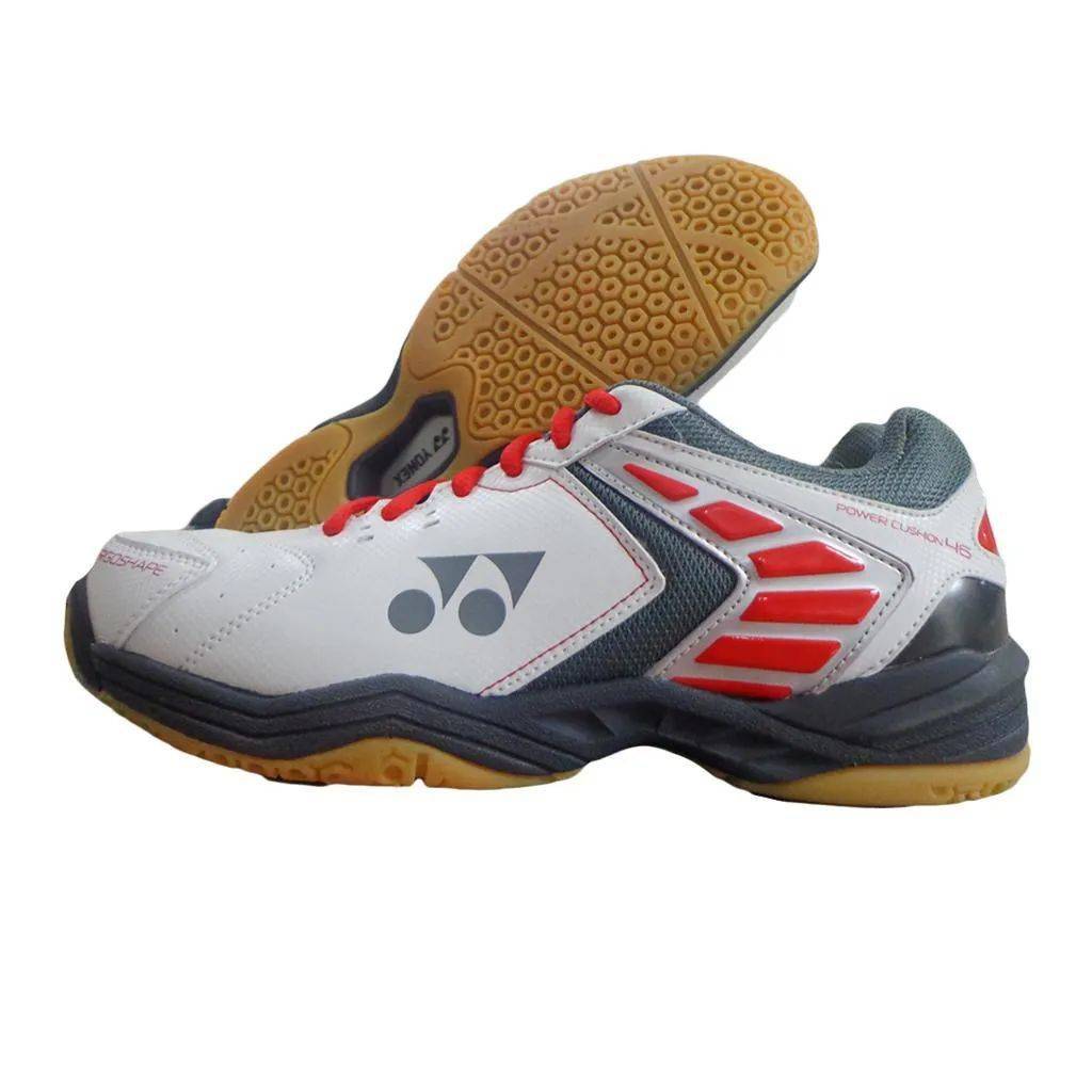 Yonex Power Cushion SHB 46EX Badminton Shoes (White and Red)