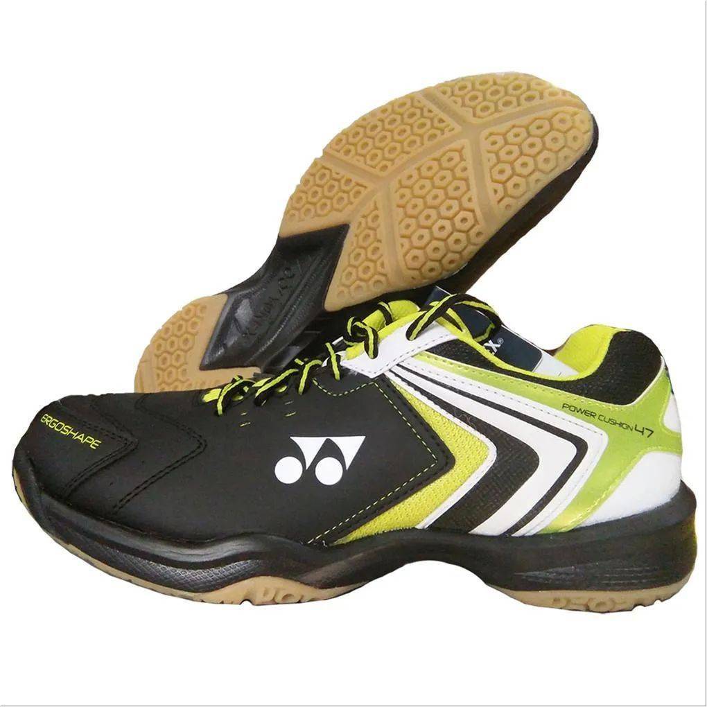 Yonex Power Cushion SHB 47EX Badminton Shoes Black and Lime