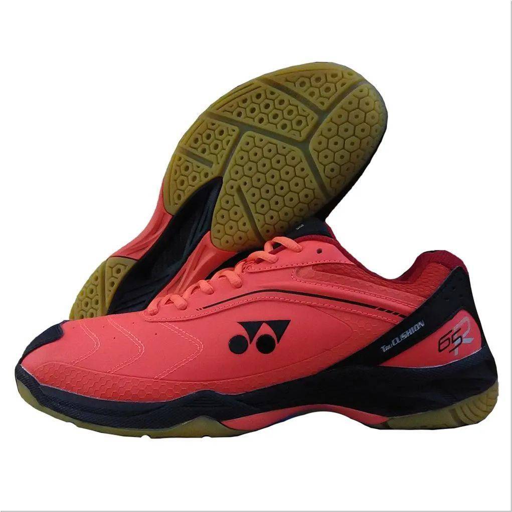 Yonex Tru Cushion SRCR 65R Badminton Shoes Bright Red and Black