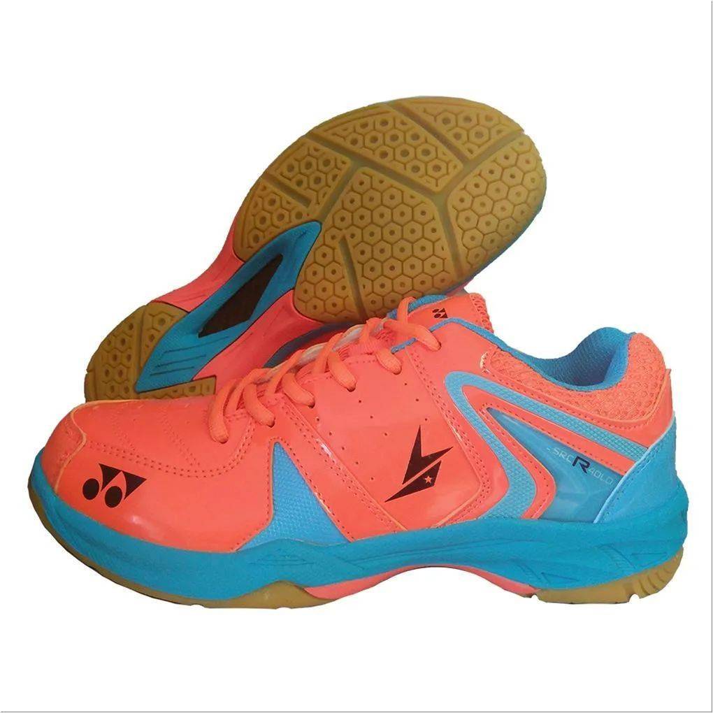 Yonex SRCR 40 LD Badminton Shoes Orange and Blue