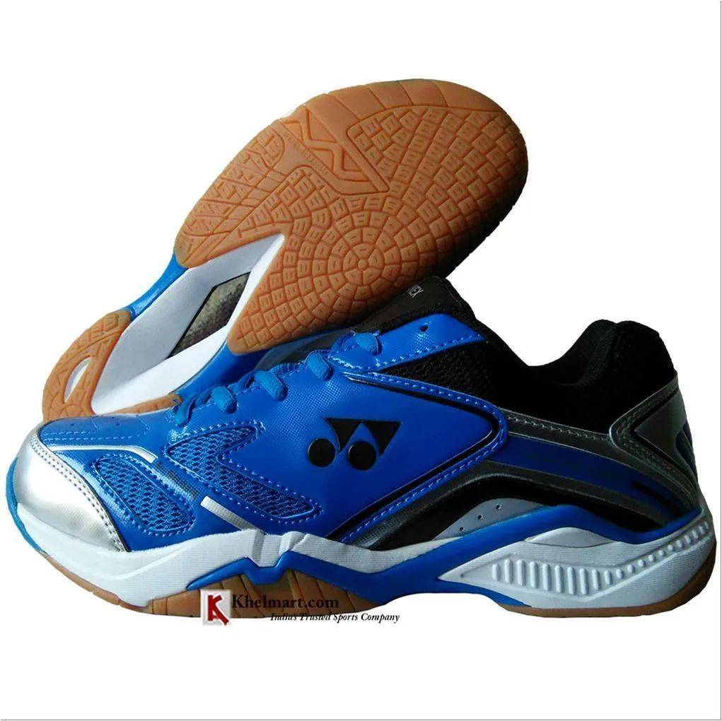 Yonex Court ACE Light Badminton Shoes Blue Silver and Black