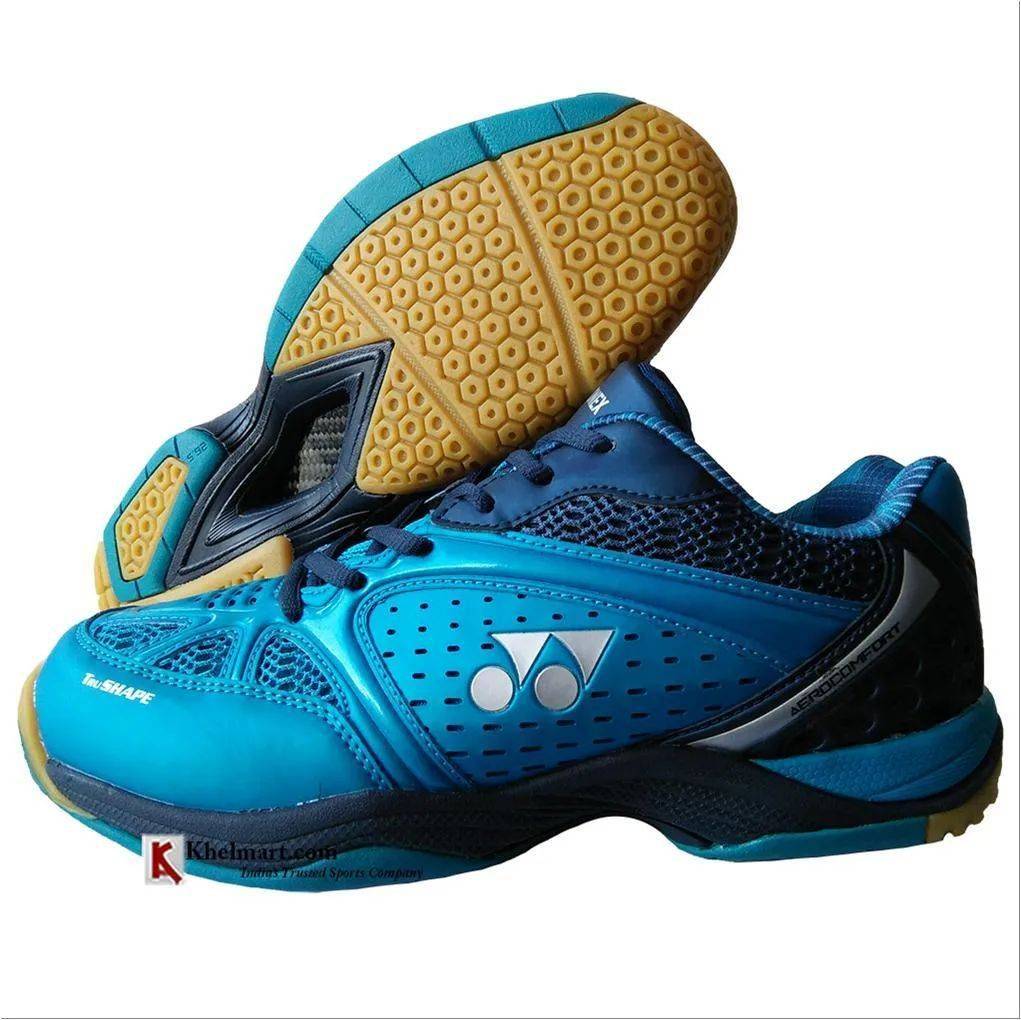 Yonex Aero Comfort Badminton Shoes Cerulean and Aegean Blue