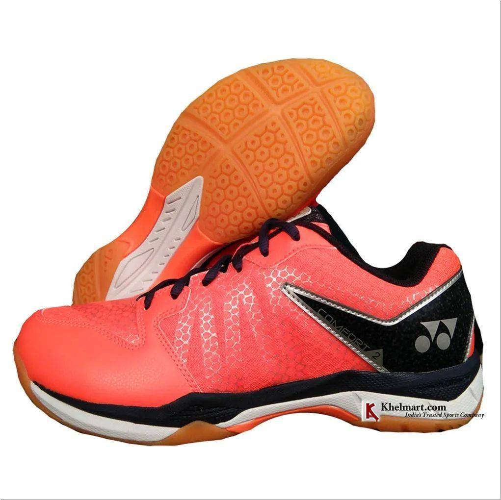 Yonex Power Cushion Comfort 2 Men Badminton Shoes Bright Orange