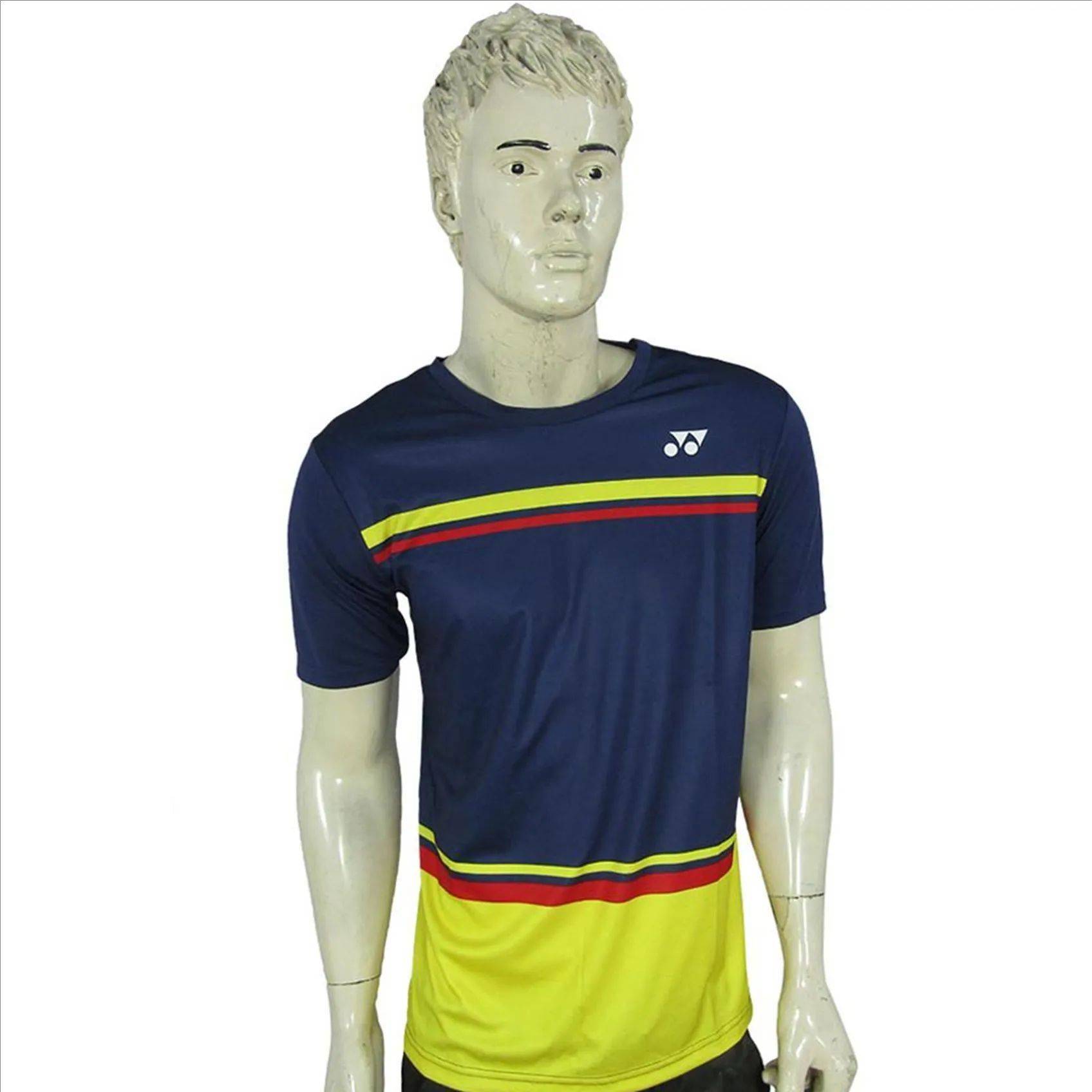 Yonex RM S092 1792 COC19 S Badminton T Shirt Patriot Blue ButterCup Size Medium