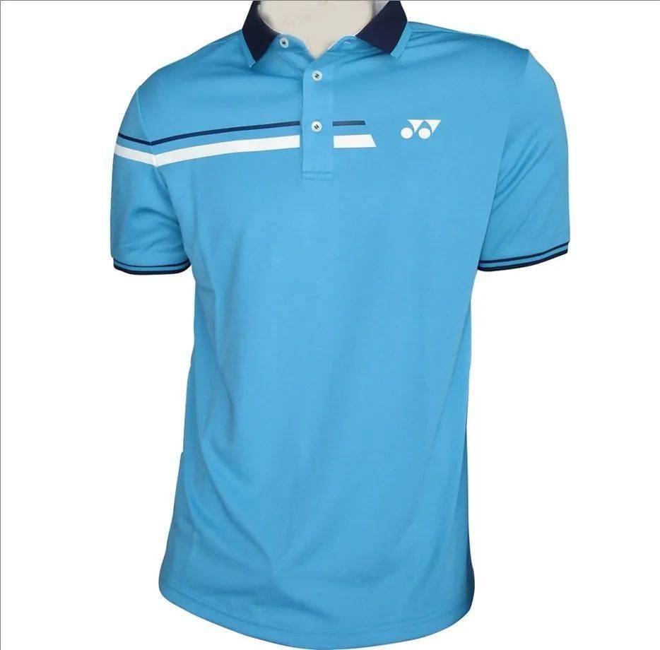 Yonex PM G017 1558 32T 19 S Badminton T Shirt Cyan Blue Large Size 