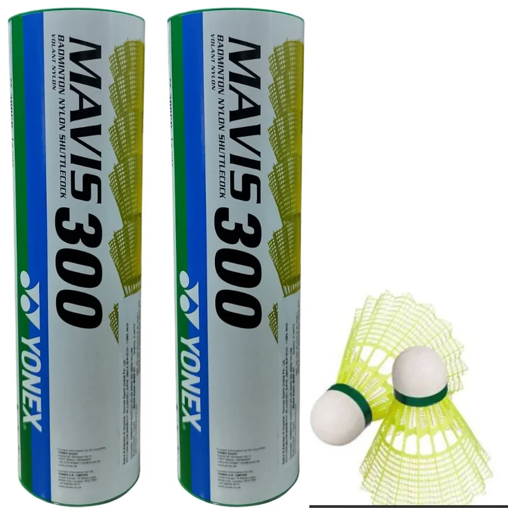 Yonex Mavis 300 | 2 Boxes -12 Shuttles Green Color
