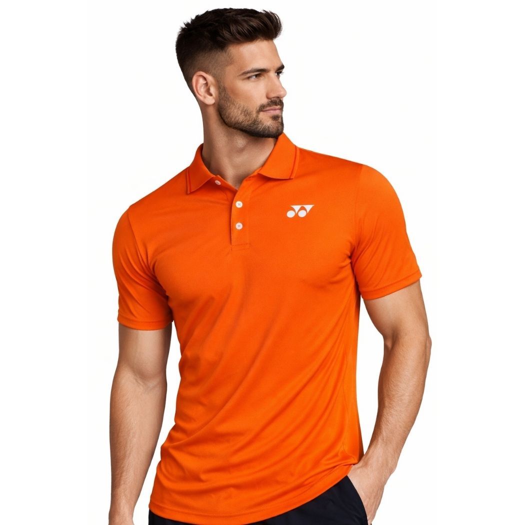 Yonex PM S092 2402 EASY 22 S Badminton T Shirt Bright Orange Small