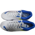 Puma 22.2 Spike Cricket Shoes White Yellow Blaze Blue
