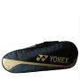YONEX SUNR 1845 Thermal Badminton Kit Bag Black and Gold