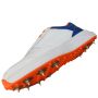 Thrax Aello Series Spike Cricket Shoes White Orange