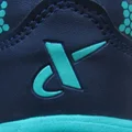 Thrax Hoop Cricket Rubber Stud Cricket Shoes White Blue Sea green
