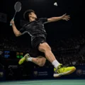 Thrax Court Power 008 Badminton Shoes Yellow and Black