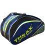 Thrax Astra Series Badminton Kit Bag Black Blue and Lime