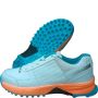 Thrax Hoop Cricket Rubber Stud Cricket Shoes White Blue Orange