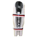 Thrax Ultra Light Molded Batting Pads Color White (Black Gray Backside) (Mens Size Right And Left Handed) 