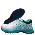 Thrax Hoick Cricket shoes Rubber Stud White See Green