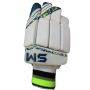 SM Hart Batting Gloves White and Black
