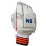 SM Leader Batting Gloves White and Black